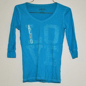 Aeropostale Blue "aero" Sweater